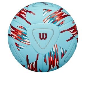 WILSON NCAA Vanquish Soccerball - Size 5 , Blue/Red/White. NEW